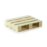 PacknWood 210WP8060, 3-inch Mini Serving Wood Pallet, 72/PK
