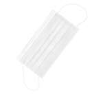 PacknWood 288MASQP3P, 7-inch White Non-Medical Non-Woven Paper Facemask 3-Ply, 100/PK