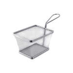 PacknWood 294PAN13, 12 Oz Mini Stainless Steel Fryer Basket, 6/PK