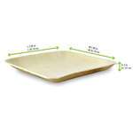 PacknWood 8NPBBA2020, 8x8-inch Leafy Palm Leaf Plate, 96/PK