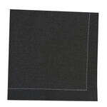 PacknWood 8NPSVCR20BK, 8x8-inch Luxury Black Night Cotton Cocktail Napkin, 200/CS