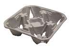 Pactiv M510032 (4CH), 4-Cup Carriers for 8 to 32 Oz. Cups, 300/CS
