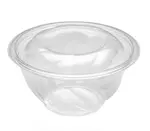 Pactiv 732PSSL, 7-Inch Diameter 32 Oz. Clear PET Combo, Swirl Bowls with Swirl Lid, 180/CS