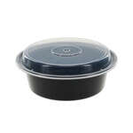 Pactiv NC729B-NS, 32 Oz Newspring Microwavable Takeout Container and Lid Combo, 150/CS