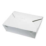 Pactiv SMB02WHT, 8.5x6.25x1.9-Inch White #2 Folded Paper Container, 140/CS