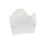 Pactiv CLOSEOUT - Pactiv SMB08WHT, 6.75x5.5x2.5-Inch White #8 Folded Paper Take Out Box, 130/CS (Discontinued)