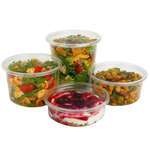 Placon RD24C, 24 Oz Deli Container Base, 500/Cs. Lids Are Sold Separately