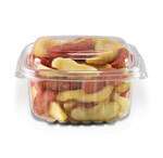 Placon CS16DL, 16 Oz Crystal Seal Clear PET Hinged Container with Dome Lid, 200/CS