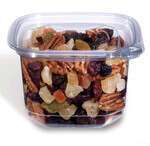 Placon EV1-16, 16 Oz Evolutions Tamper-Resistant Clear Square Deli PET Base, 400/Cs. Lids Are Sold Separately.