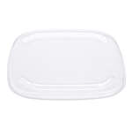 Placon FS1-L1, 9" Fresh-n-Clear Selectables Flat Clear Overcap Lid, 150/Cs (Discontinued)