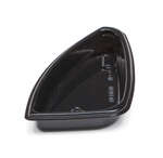 Placon FS2-T1B 7.5-Inch Fresh-n-Clear Selectables 1-Compartment Black Inset, 600/CS