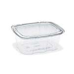 Placon CS1-16T, 16-Ounce Crystal Seal Tamper-Resistant Clear Combo, Container with Flat Lid, 210/CS