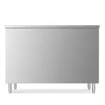 Prepline PC-3048, 30x48-Inch Stainless Steel Enclosed Base Work Table w/ Sliding Doors and Adjustable Shelf, NSF
