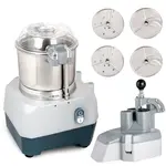 Prepline PCFP-3B, Combination Food Processor with 3 Qt Stainless Steel Bowl, Continuous Feed and 4 Discs - 1HP