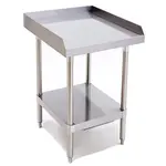Prepline PES-3012, 30x12-inch Stainless Steel Equipment Stand with Galvanized Undershelf