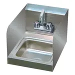 Prepline PHS12-SP, 12x16-Inch Hand Sink, 2 Side Splash, with Faucet, NSF
