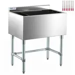 Prepline PIB183012-7CPT, 18x30-Inch 98 lb. Underbar Ice Bin with 7 Circuit Cold Plate and Bottle Holders