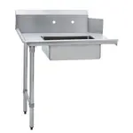 Prepline PSDT-36L, 30x36-inch Left Side Soiled Dishtable with Pre-Rinse Bowl, NSF Listed