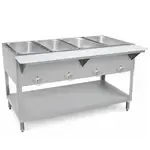 Prepline TBH11-4, 58-Inch Four Well Electric Hot Food Steam Table with Undershelf, 120V
