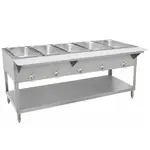Prepline TBH25-5, 72-Inch Five Well Electric Hot Food Steam Table with Undershelf, 240V
