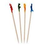 Royal Paper FRILL4-X, 4-Inch Frilled Picks w/Cellophane Ends, 1000/PK