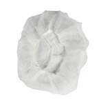 Royal Paper RP110NW, White Disposable Bouffant Cap, 100-Piece Pack
