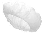SafeGuard BCAP, 21-Inch White Polypropylene Bouffant Cap, One Size Fits All, 100/CS