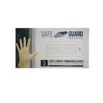 SafeGuard LGSC-X, Powdered Latex Gloves, Small, 100/PK