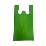 SafePro 1/6NWG, 1/6 Plain Green Non Woven Reusable Shopping Bag, 300/CS