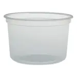 SafePro 16HDB, 16 Oz Clear Plastic HD Microwavable Soup Containers, 480/CS. Lids Sold Separately.