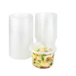 SafePro 16R, 16 Oz Clear Deli Containers, 500/CS. Lids Sold Separately.