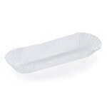 SafePro 4.5EC-X 4.5-Inch White Oblong Eclair Paper Baking Cups, 1000/PK