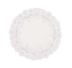 SafePro 4LD 4-Inch White Round Lace Paper Doilies, 1000/CS