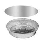 SafePro 8-Inch Round Aluminum Foil Pans Combo, 200/CS