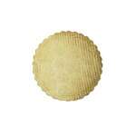SafePro 9RGS 9-Inch Gold Round Scalloped Cardboard Pads, 0.05 Inches Thick, 200/CS