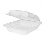 SafePro BC991 9x9x3-Inch Bagasse Hinged Container, 200/CS