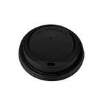 SafePro DDL10B Black Dome Lid for 10/12/16/24 Oz Cups, 1000/CS