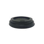 SafePro DDL8B Black Dome Lid for 8 Oz Hot Cups, 1000/CS
