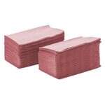 CLOSEOUT - SafePro DNAP-R, 1/8 Fold 15x17-Inch 2-Ply Ultra Rose Paper Dinner Napkins, 1000/CS