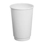 SafePro DWW-16, 16 Oz White Double Wall Paper Hot Cups, 440/CS