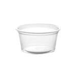 SafePro FK2 2 Oz Clear Polypropylene Portion Cup, 2500/CS. Lids Sold Separately.