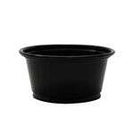 SafePro FK325B, 3.25 Oz Conex Black Complements Portion Polypropylene Container, 2500/CS. Lids Sold Separately