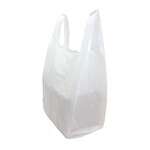 SafePro JSBW400 18x7x32-Inch White Jumbo Shopping Bags, 400/CS