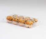 LBH-691, 12.5x6x2.5-Inch Clear Hinged Containers, 250/CS