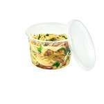 SafePro LR, Clear Plastic Lid for Regular Deli Container, 500/CS