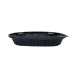 CLOSEOUT - PR-P7E, 7-Inch Ebony Black Plastic Sushi Serving Platter, 500/CS
