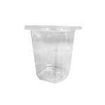 PTTESDC32, 32 Oz PET Clear Tamper Evident Square Deli Container, 500/CS. Lids Sold Separately.