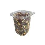 PTTESDC32, 32 Oz PET Clear Tamper Evident Square Deli Container, 500/CS. Lids Sold Separately.