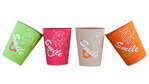 SafePro RW16S, 16 Oz "Smile" Ripple Cups, Assorted Colors, 500/Cs