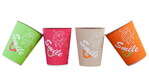 SafePro RW8S, 8 Oz "Smile" Ripple Cups, Assorted Colors, 500/Cs